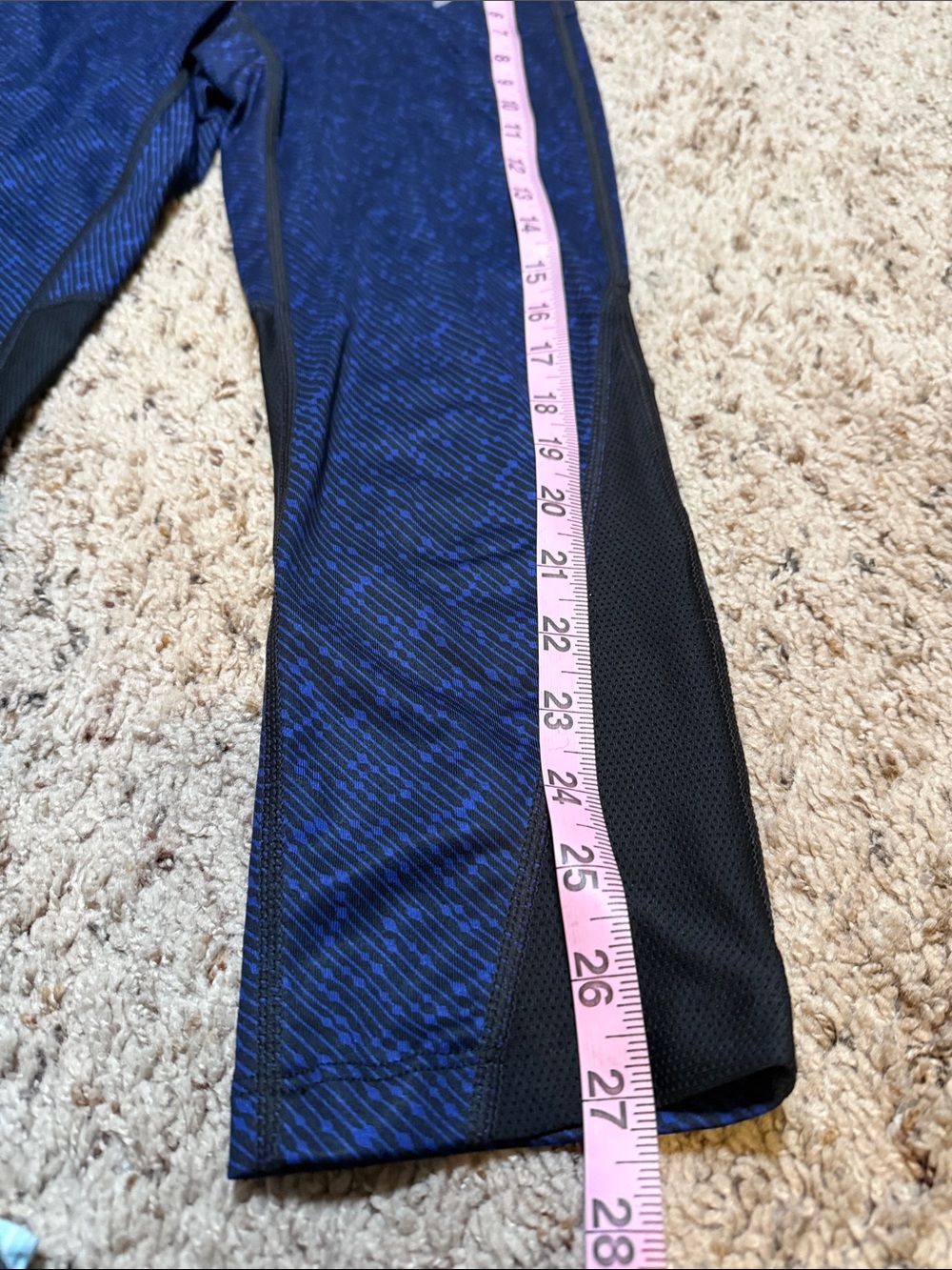 Nike Blue & Black Dri-FIT Track Pants - Picture 4 of 5